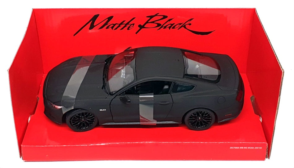 Welly NEX 1/24 Scale 24062MA-W - 2015 Ford Mustang GT - Matte Black