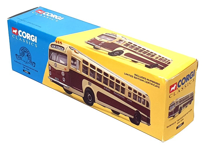 Corgi 1/50 Scale 54001 - GM 4506 Coach Surface Transportation - Cream/Dk. Red