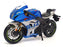 Burago 1/18 Scale 18-51088 - 2021 Suzuki GSX-R1000 Motorcycle - Blue/Silver