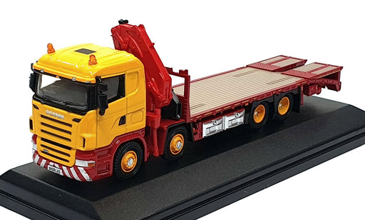 Oxford Diecast 1/76 Scale 76SCL005 - Scania Crane Lorry - Yellow