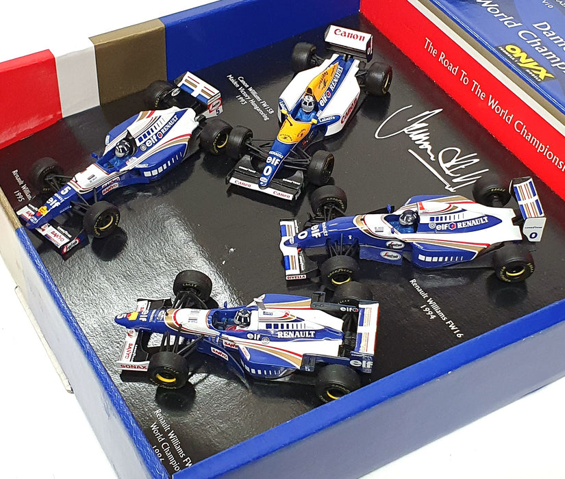 Onyx 1/43 Scale LE-8 - F1 Williams 4 Piece Set - Damon Hill World Champion 1996