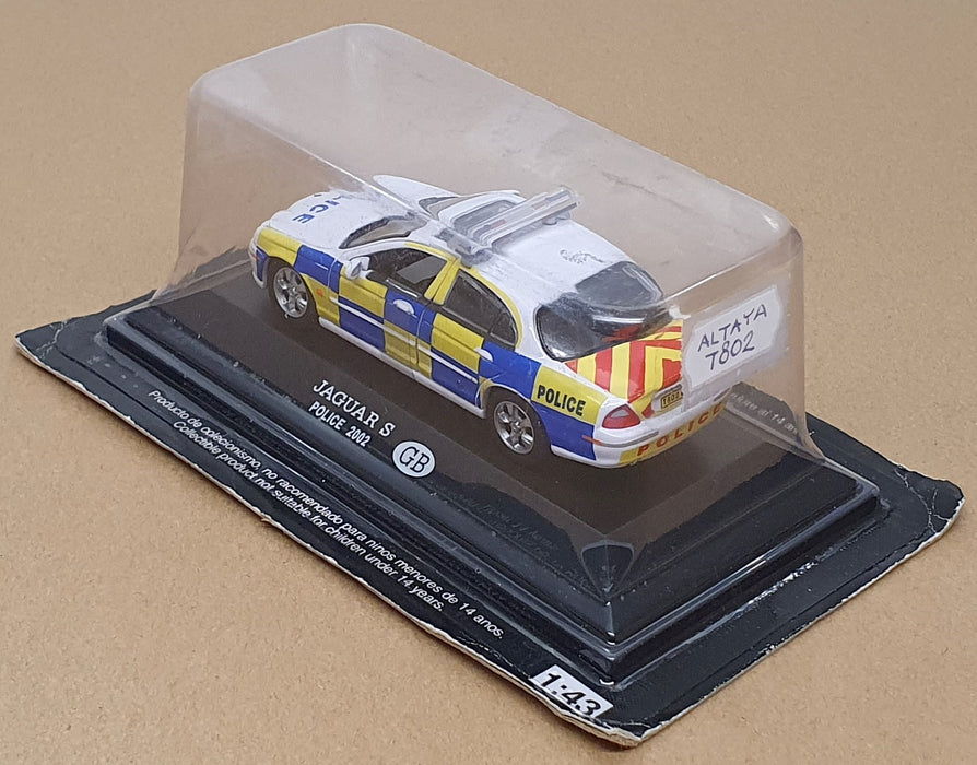 Altaya 1/43 Scale Diecast T802 - 2002 Jaguar S Police Car - White