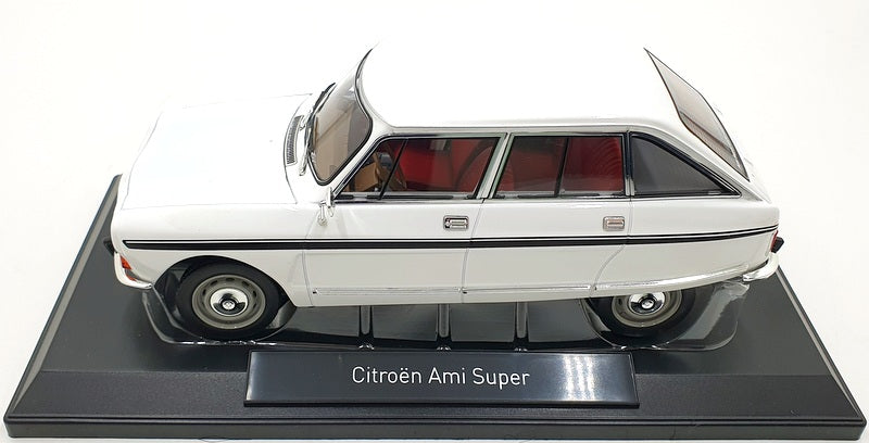 Norev 1/18 Scale Diecast 181679 - Citroen Ami Super 1974 - Meije White