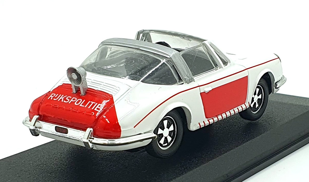 Eligor 1/43 Scale 100878 - Porsche 911 Targa Rijspolitie #33 - White/Red