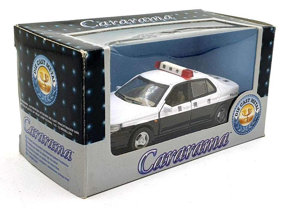 Cararama 1/43 Scale 200226B - SAAB Police Car 110 - White