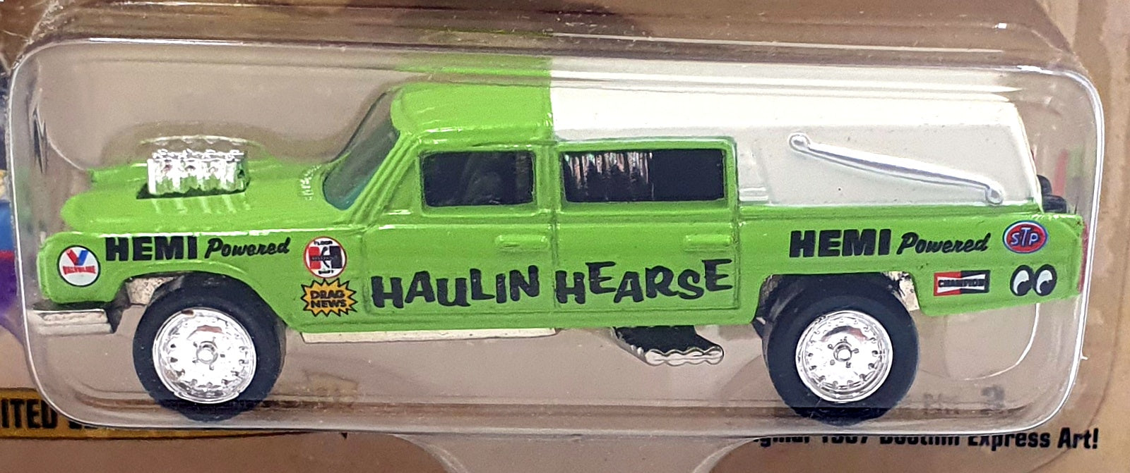 Johnny Lightning 1/64 Scale 411-02 - Frightning Lightning Haulin Hearse