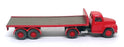 Base Toys 1/76 Scale SC-X12 - Commer Superpoise Artic Flatbed Trailer - Red