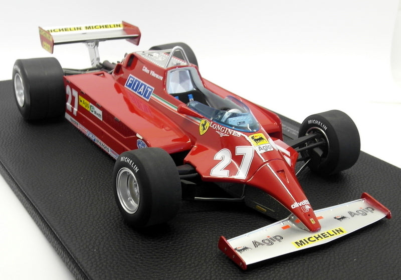 GP Replicas 1/12 Scale GP12-16A - F1 Ferrari 126 CK 1981 #27 G. Villeneuve