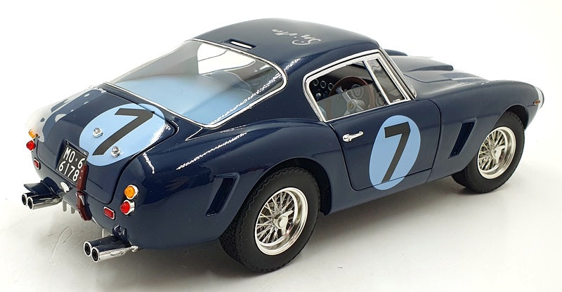 Hot Wheels 1/18 Scale X5489 Ferrari 250 GT Berlinetta #7 1961 RAC TT Blue Signed