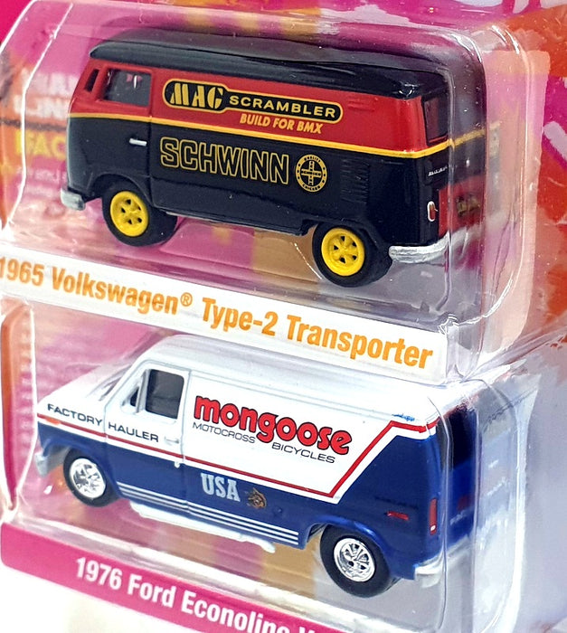 Johnny Lightning 1/64 Scale JLPK022 - BMX Freestyle Volkswagen & Ford Vans