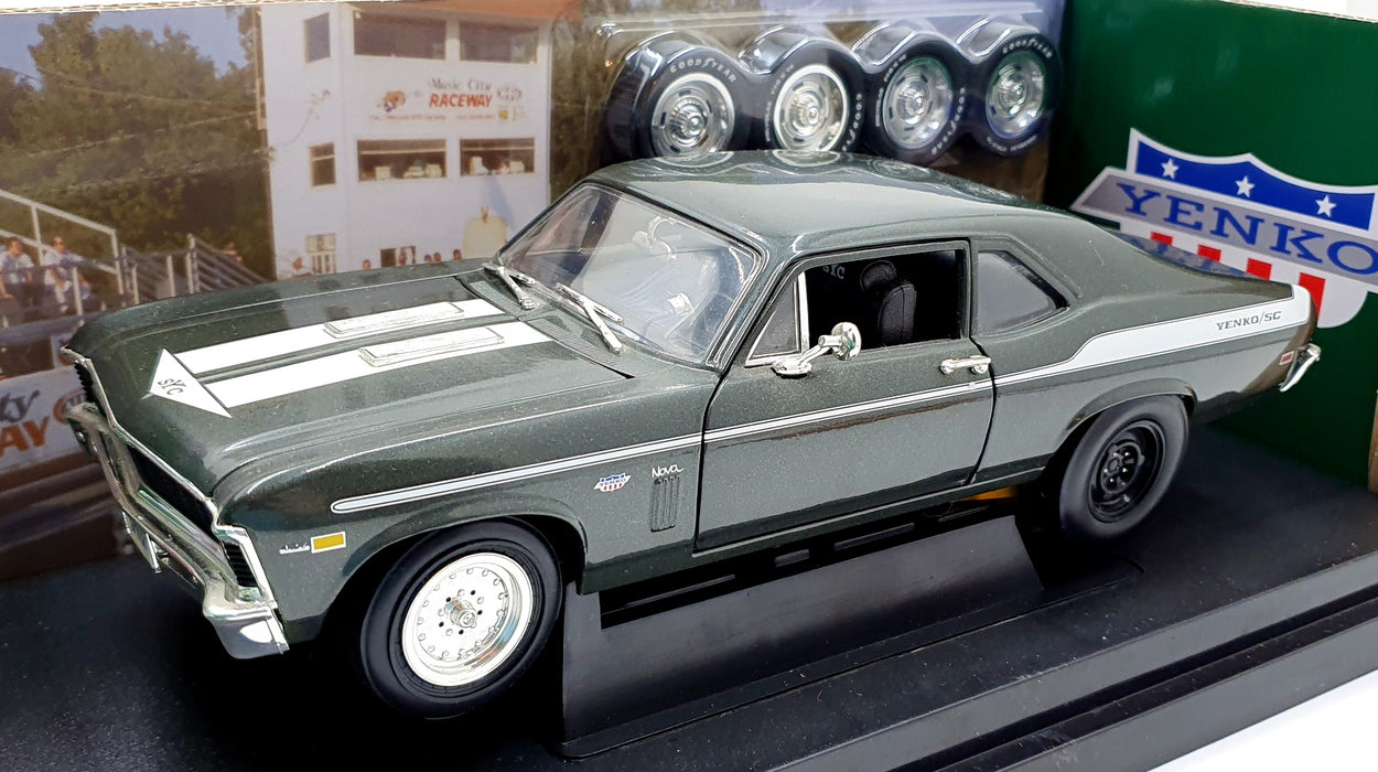 Ertl 1/18 Scale 29412P - 1969 Yenko Nova 427 Street/Strip - Green