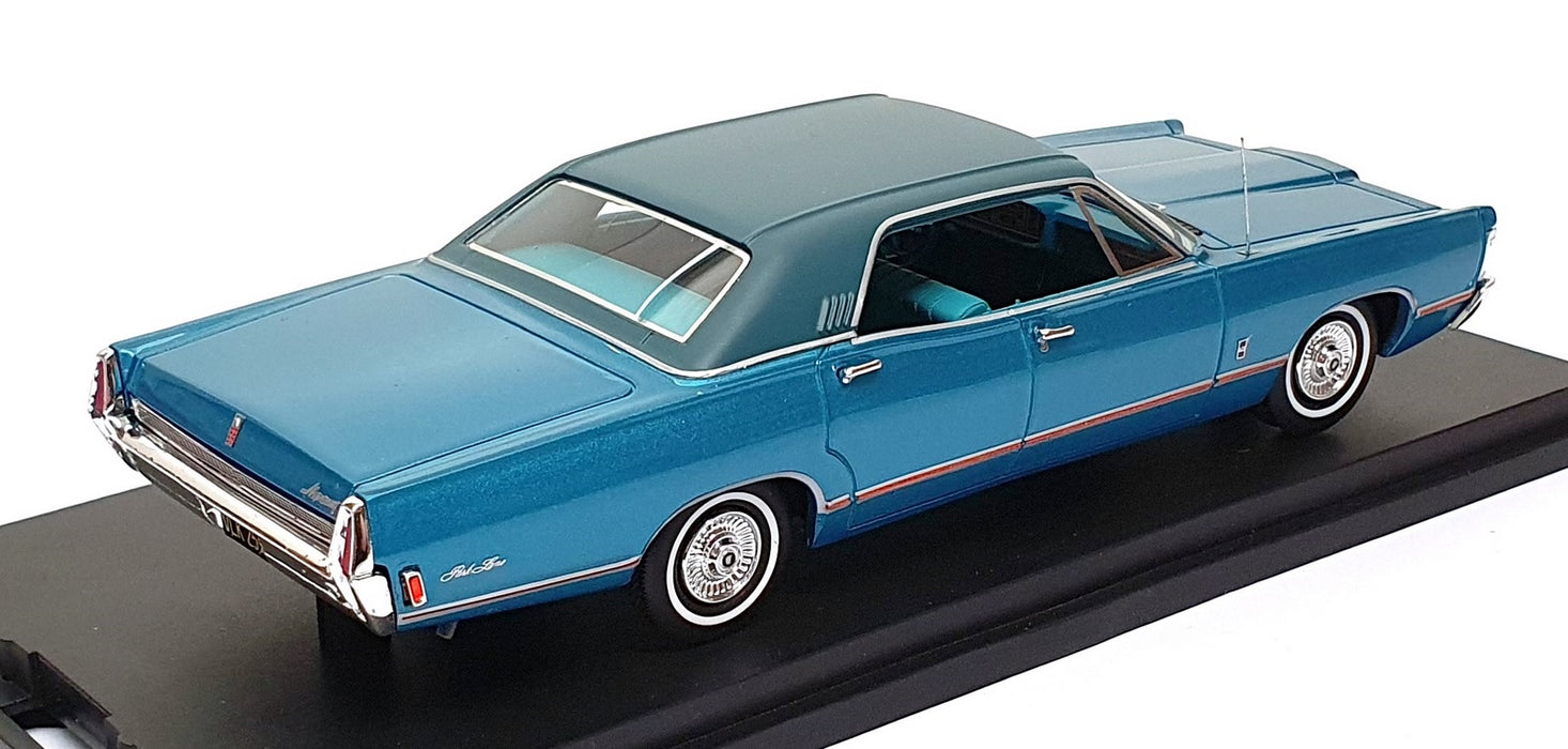 Goldvarg 1/43 Scale GC-085B - 1968 Mercury Brougham - Gulfstream Aqua
