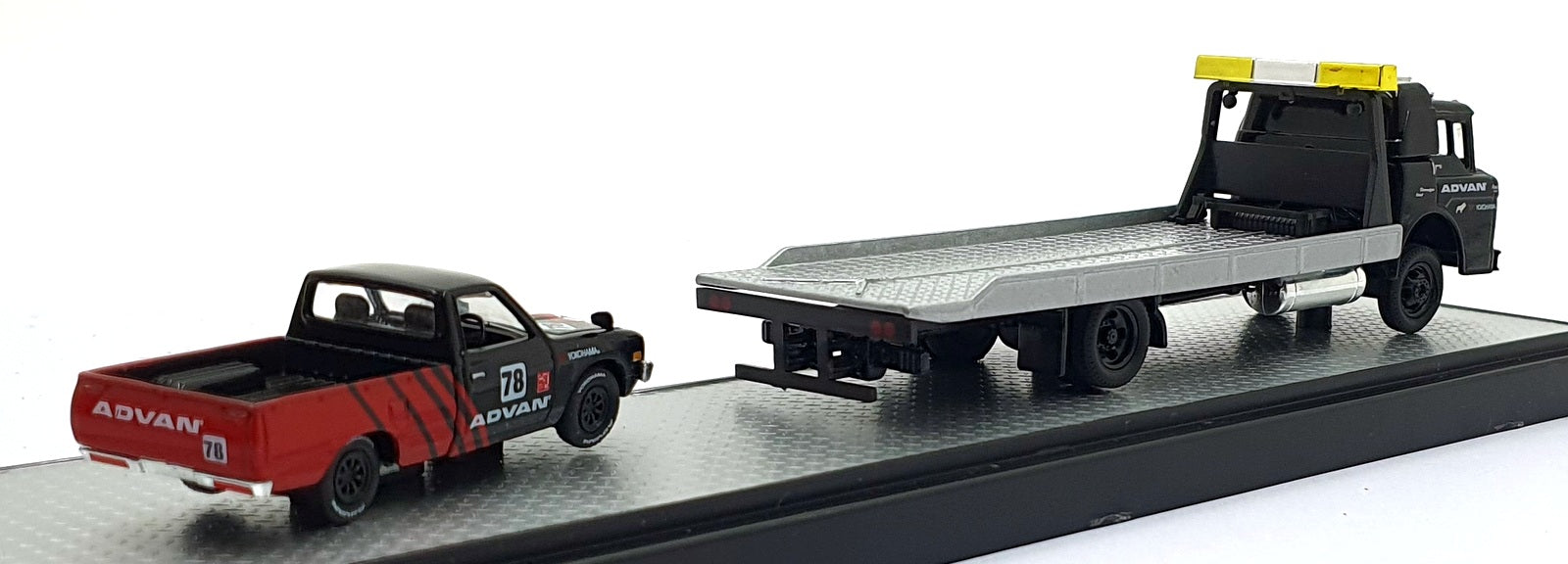 Castline M2 Machines 1/64 Scale S37 - 1957 Mack Model N & 1978 Datsun 620 #78