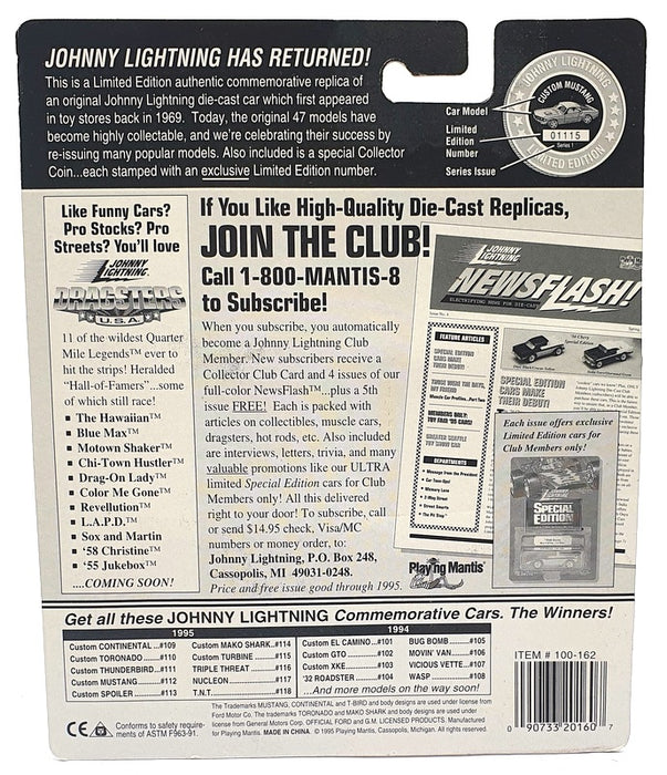 Johnny Lightning 1/64 Scale 100-162 - The Challengers Nucleon - Bright Green