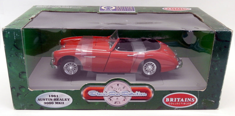 Ertl 1/18 Scale Diecast Model Car 7460 - 1961 Austin Healey 3000 Mk2 - Red