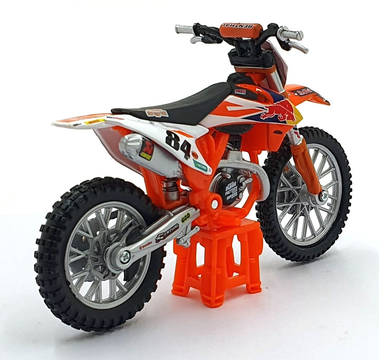 Burago 1/18 Scale 18-51081 - KTM 450 SX-F #84 Factory Edition Motorbike 2018