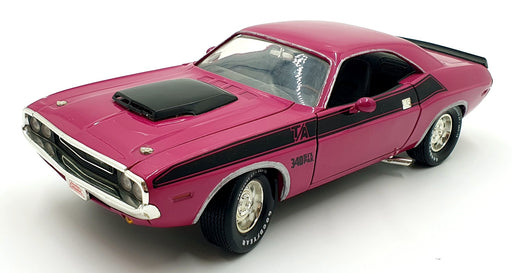 Ertl 1/18 Scale Diecast 14126Z - 1970 Dodge Challenger T/A - Pink/Black