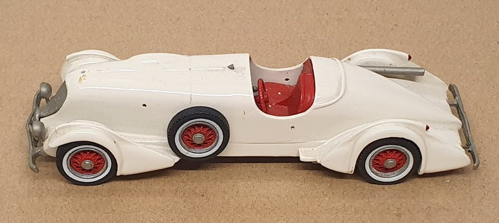 Western Models 1/43 Scale JK12 - 1935 Duesenberg SJ Special - White