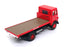 Base Toys 1/76 Scale D-01 - Albion Chieftain Flatbed Lorry BRS Bradford - Red