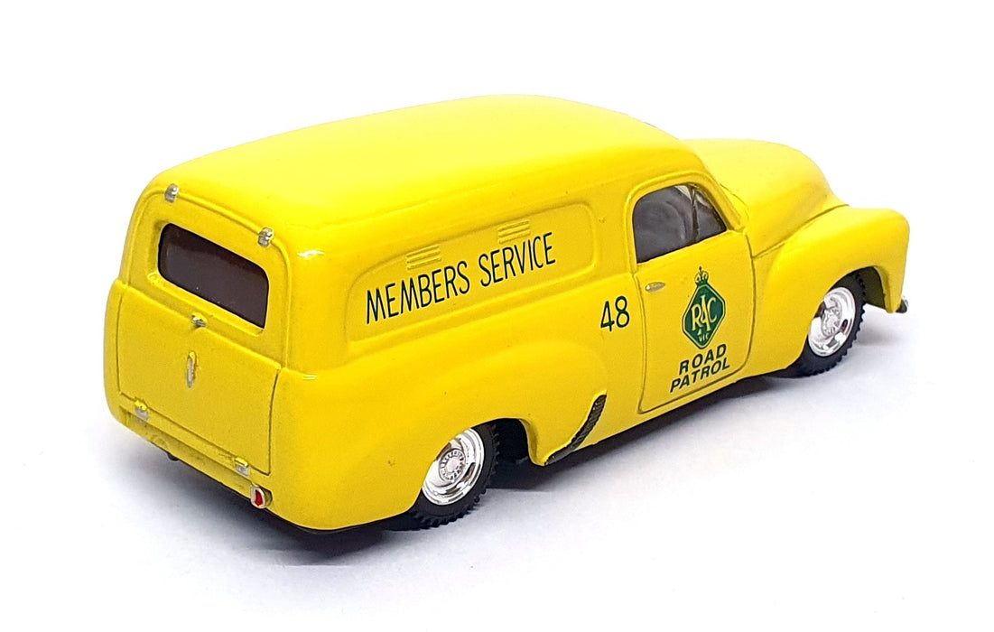 Trax 1/43 Scale Diecast 8003 - FJ Holden Van R.A.C.V. - Yellow