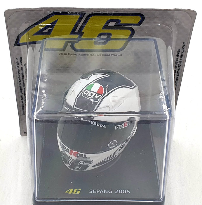 Altaya 1/5 Scale MT9ALA0018 Helmet MotoGP Valentino Rossi Sepang 2005 #46