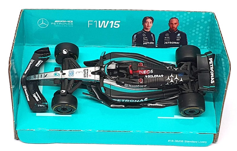 Burago 1/43 Scale 18-38176R - F1 Mercedes AMG F1W15 #63 Russell