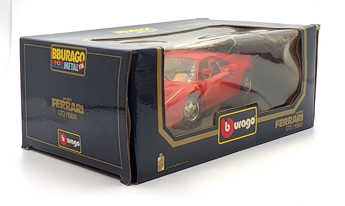 Burago 1/18 Scale 3027 - Ferrari GTO 1984 - Red