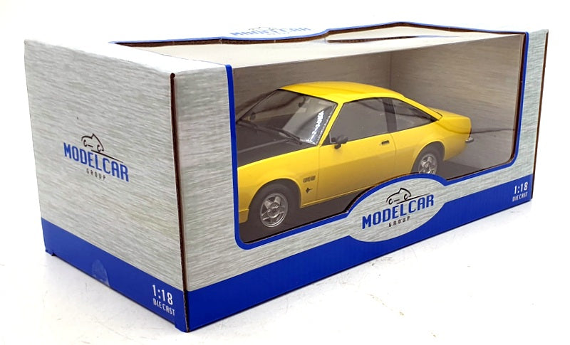 Model Car Group 1/18 Scale MCG18236 - Opel Manta B - Yellow