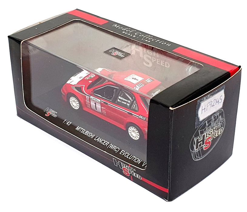 High Speed 1/43 Scale HF9214S - Mitsubishi Lancer Evo #1 New Zealand Rally 1999