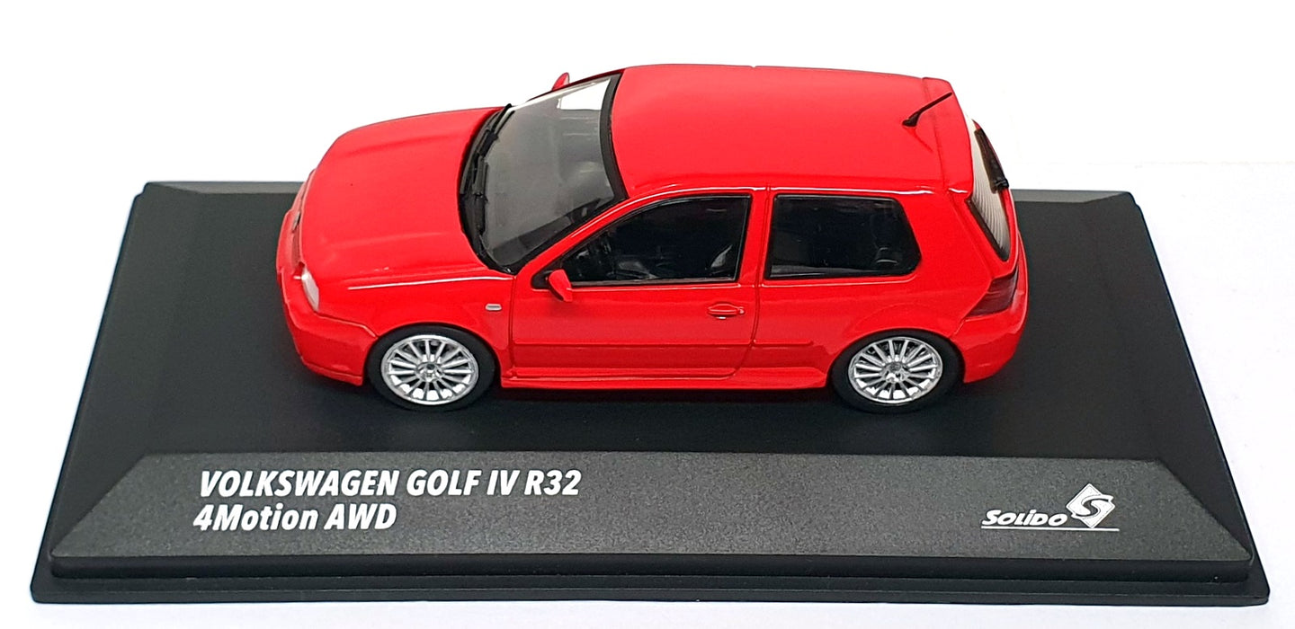 Solido 1/43 Scale S4313604 - VW Volkswagen Golf IV R32 - Tornado Red