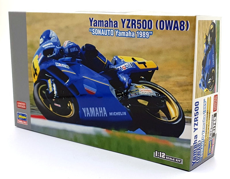 Hasegawa Kits 1/12 Scale 21768 - Yamaha YZR500 (0WA8) #4 Sonauto Yamaha 1989