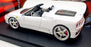 Hot Wheels 1/18 Scale Diecast C3866 - Ferrari 360 Spyder Customised - White