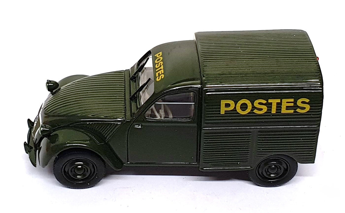 Norev 1/43 Scale 40 9562X - 1952 Citroen 2cv Van La Poste Postes - Green