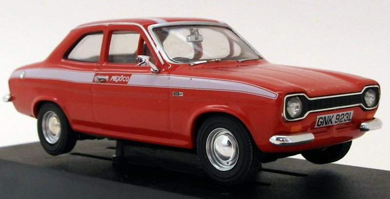 Vanguards 1/43 Scale Model Car VA09508 - Ford Escort Mk1 Mexico - Sunset Red