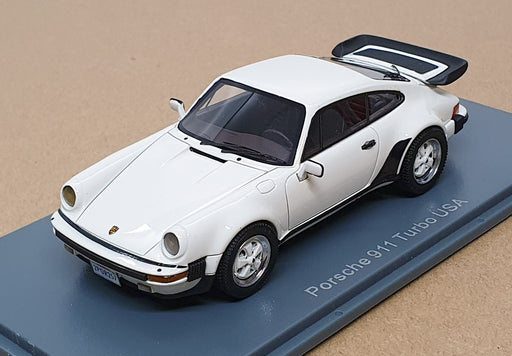 Neo 1/43 Scale Resin NEO43257 - Porsche 911 Turbo USA - White