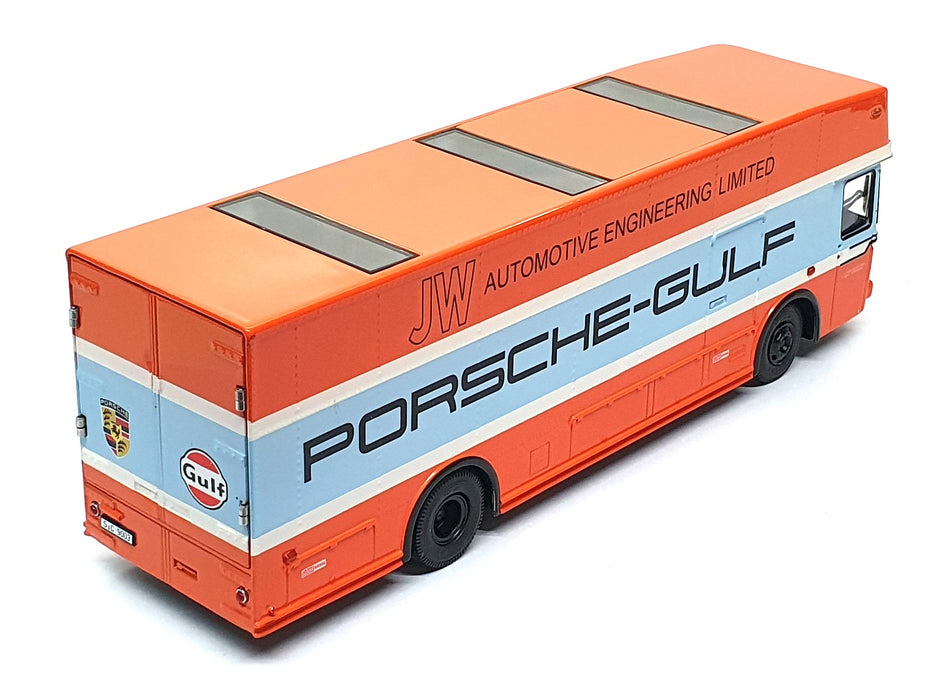 Schuco 1/43 Scale 45 037 2800 - Mercedes Benz Transporter Porsche Gulf