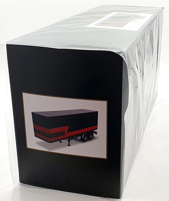 KK Scale Road Kings 1/18 Scale RK180167 - Semi Automatic Truck Trailer Black