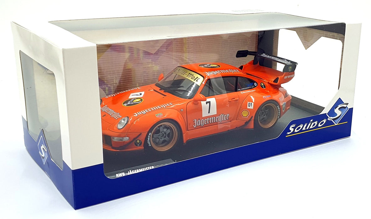 Solido 1/18 Scale Diecast S1808506 - 2020 Porsche RWB Jagermeister #7