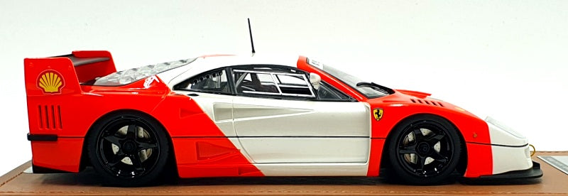 Tecnomodel 1/18 Scale TM18-286L 1996 Ferrari F40 24h LM Red / White Black Wheels