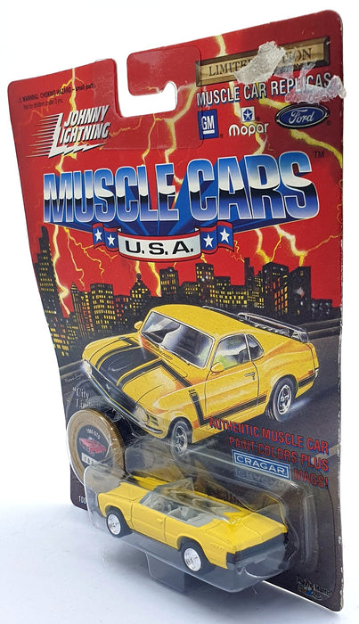 Johnny Lightning 1/64 Scale 200-180 - Muscle Cars 1965 Pontiac GTO - Yellow