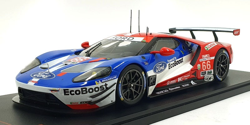 Ixo 1/18 Scale Diecast FGT18110 - Ford GT #66 24h Daytona 2017