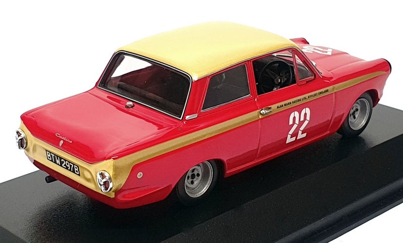 1/43 MINICHAMPS Lotus Cortina Mk I 1963 1⁄43 MINICHAMPS 400648219 Lotus Cortina Mk1 BTCC Brands Hatch 1964