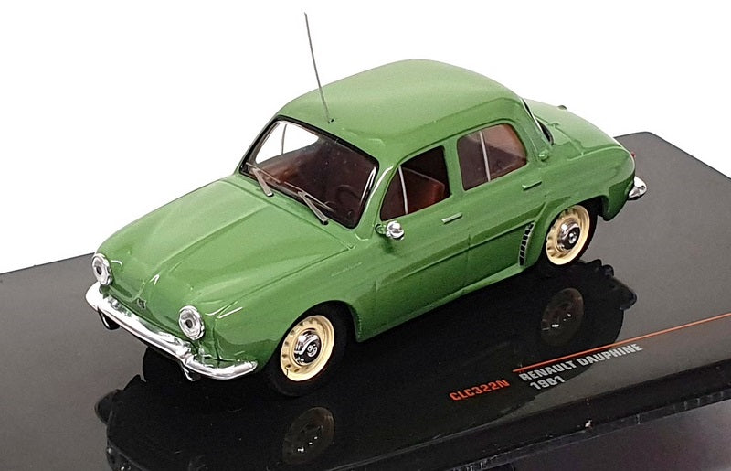 Ixo Models 1/43 Scale Diecast CLC322N - 1961 Renault Dauphine - Green