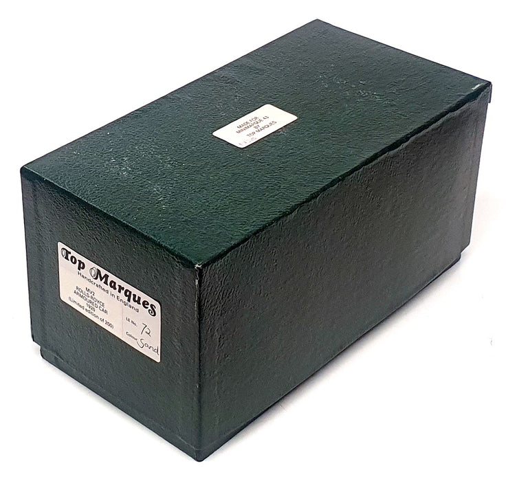 Top Marques 1/43 Scale MV2 - 1920 Rolls Royce Armoured Car - Sand