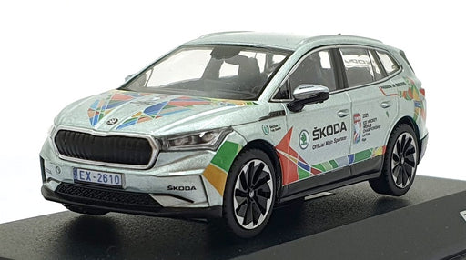 I-Scale 1/43 Scale 01425J Skoda Enyaq 2012 Ice Hockey Championship Latvia Silver