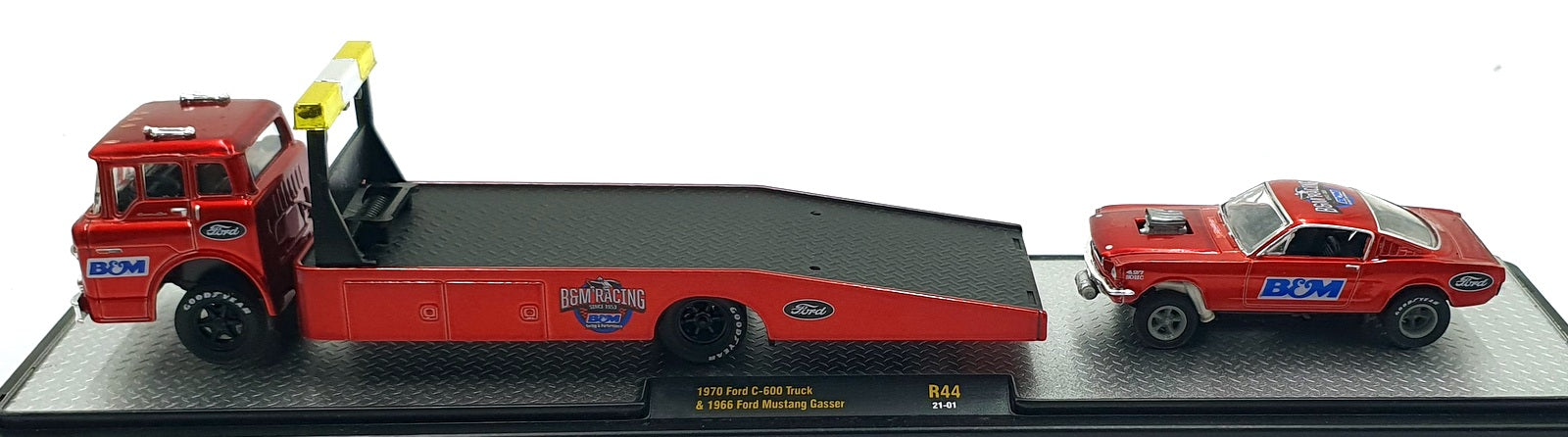 Castline M2 Machines 1/64 Scale R44 1970 Ford C-600 & 1966 Mustang Gasser