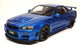 Otto Models 1/12 Scale Resin G082 - Nissan Skyline GTR R34 Z Tune - Blue