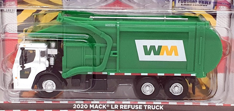 Greenlight 1/64 Scale 45120-C - 2020 Mack LR Refuse Truck - White/Green