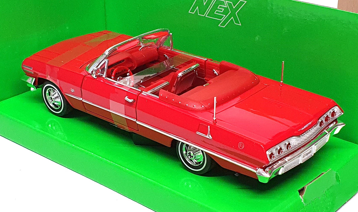 Welly 1/24 Scale Diecast 22434W - 1963 Chevrolet Impala - Red