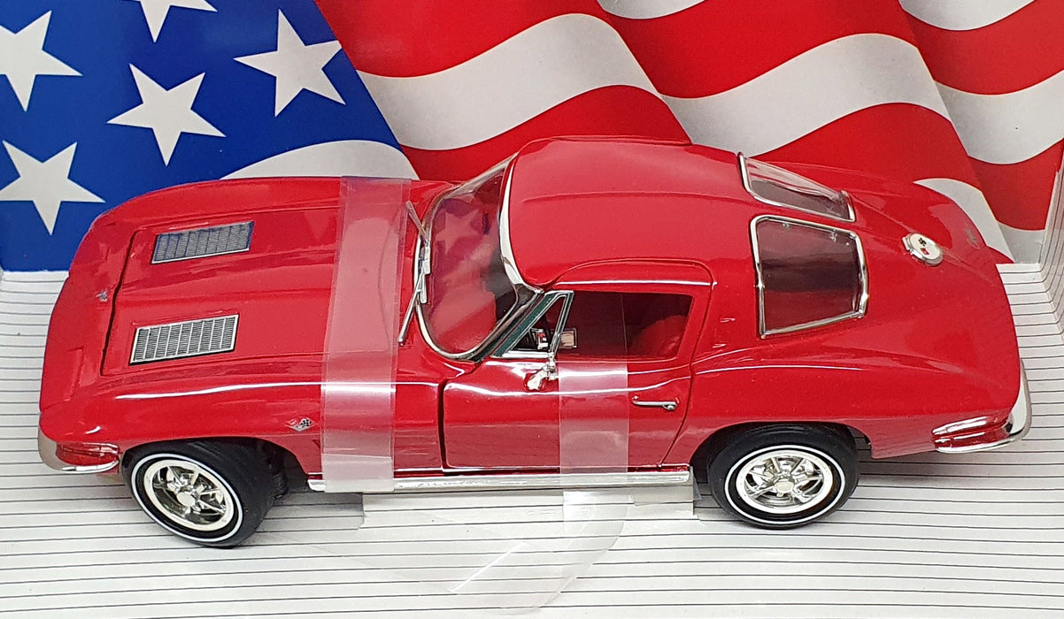 Ertl 1/18 Scale Diecast 7359 - 1963 Chevrolet Corvette Stingray - Red